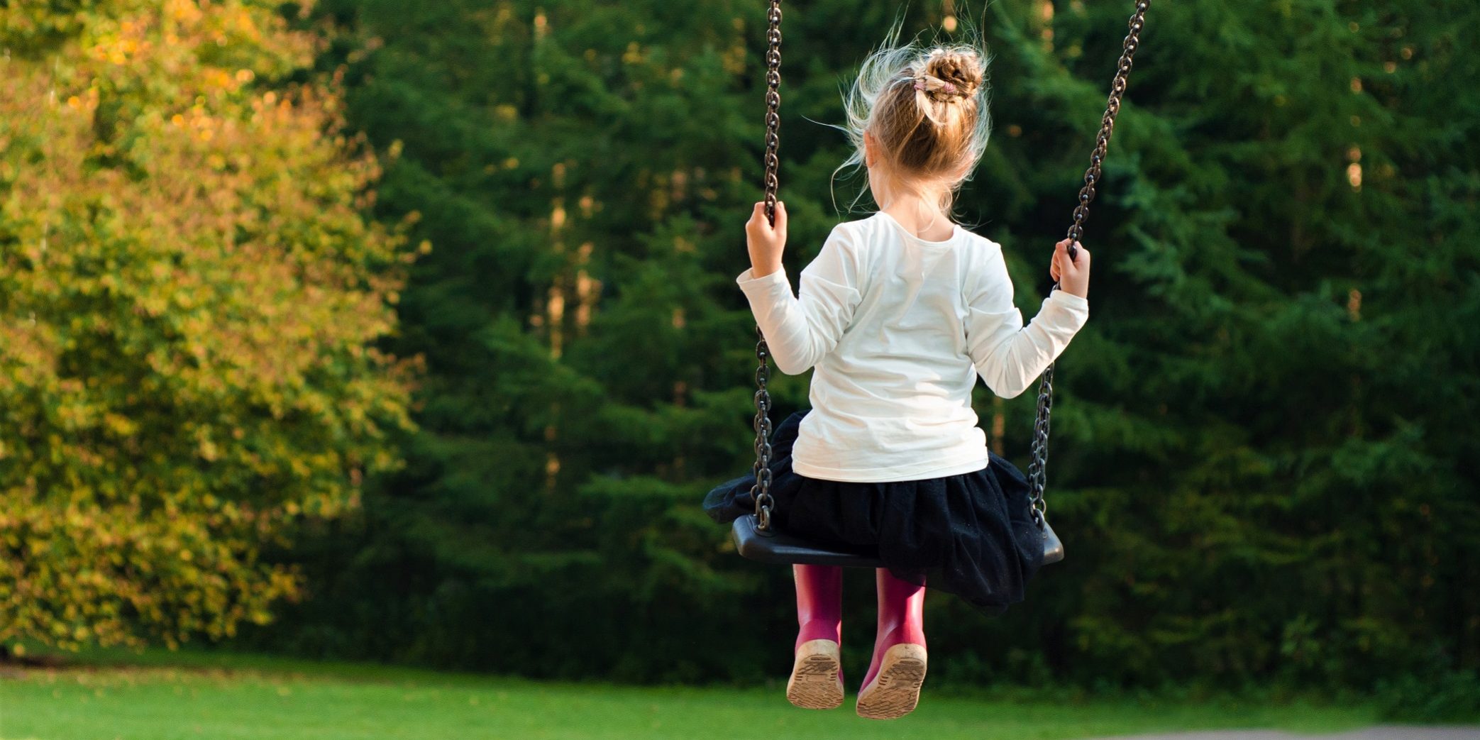 Girl on Swing