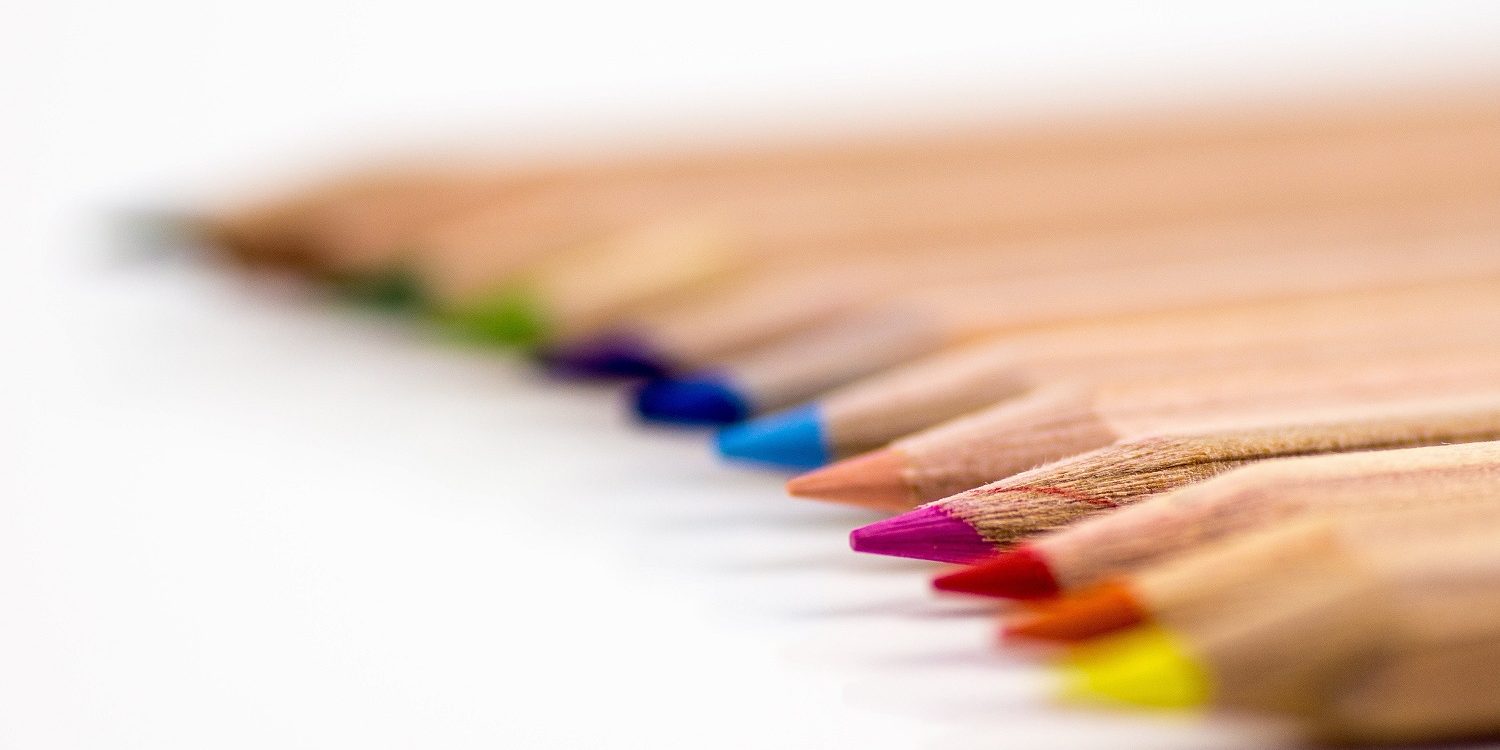 Row of pencils